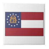 Carreau Drapeau de la Géorgie (Devant)