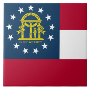 Carreau Drapeau de la Géorgie (État américain)