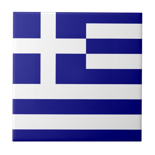 Carreau Drapeau de la Grèce (Devant)