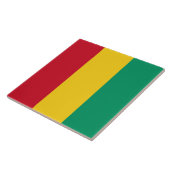 Carreau Drapeau de la Guinée (pays africain) (Côté)