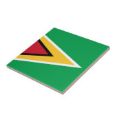 Carreau Drapeau de la Guyane (Côté)