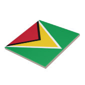 Carreau Drapeau de la Guyane (Côté)