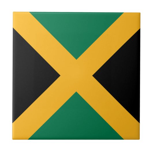 Carreau Drapeau de la Jamaïque (Devant)