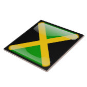 Carreau Drapeau de la Jamaïque (Côté)
