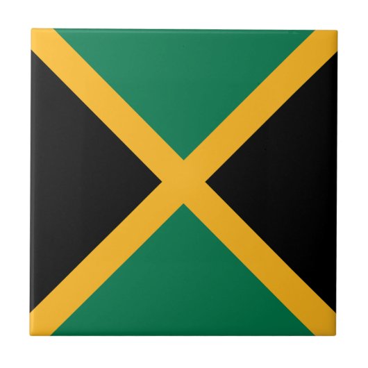 Carreau Drapeau de la Jamaïque (Devant)