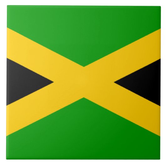 Carreau Drapeau de la Jamaïque (Devant)