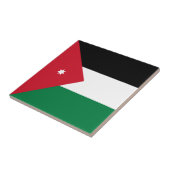 Carreau Drapeau de la Jordanie (Côté)