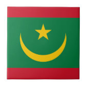 Carreau Drapeau de la Mauritanie (Devant)
