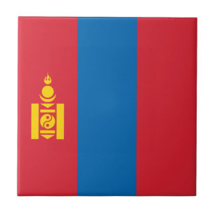 Carreau Drapeau de la Mongolie