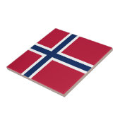 Carreau Drapeau de la Norvège (Côté)