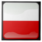 Carreau Drapeau de la Pologne (Devant)