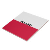 Carreau Drapeau de la Pologne (Côté)