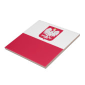 Carreau Drapeau de la Pologne (Côté)
