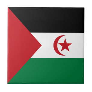 Carreau Drapeau de la République arabe sahraouie démocrati