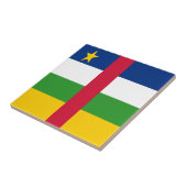Carreau Drapeau de la République centrafricaine (Côté)