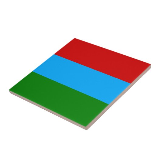 Carreau Drapeau de la République de Karelia (Côté)