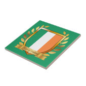 Carreau Drapeau de la République d'Irlande Shield (Côté)