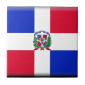 Carreau Drapeau de la République Dominicaine (Devant)