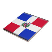 Carreau Drapeau de la République Dominicaine (Côté)