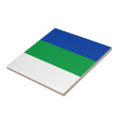 Carreau Drapeau de la République Komi (Côté)