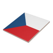 Carreau Drapeau de la République tchèque (Côté)