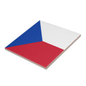 Carreau Drapeau de la République tchèque (Côté)