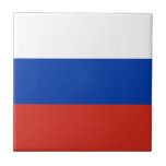 Carreau Drapeau de la Russie<br><div class="desc">Drapeau patriotique de la Russie.</div>