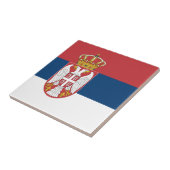 Carreau Drapeau de la Serbie (Côté)