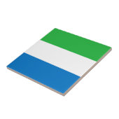 Carreau Drapeau de la Sierra Leone (Côté)
