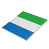 Carreau Drapeau de la Sierra Leone (Côté)
