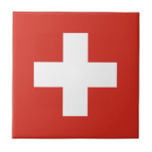 Carreau Drapeau de la Suisse (Devant)