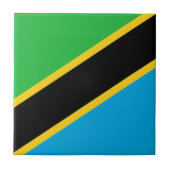 Carreau Drapeau de la Tanzanie (Devant)