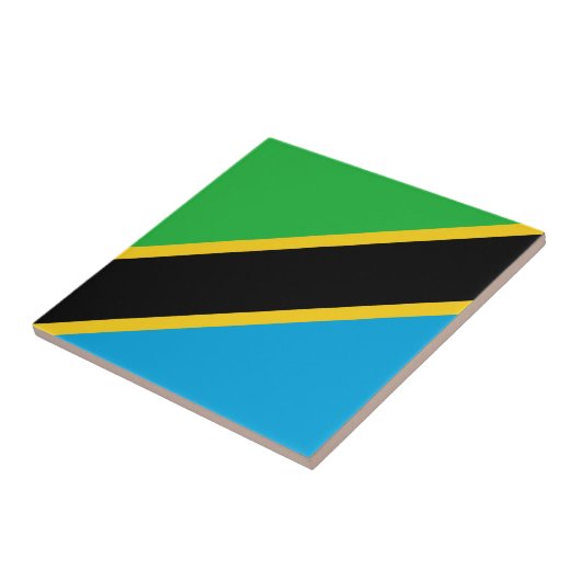 Carreau Drapeau de la Tanzanie (Côté)
