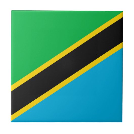 Carreau Drapeau de la Tanzanie (Devant)