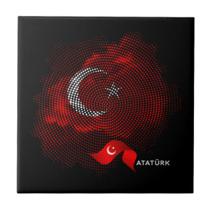 Carreau Drapeau de la Turquie