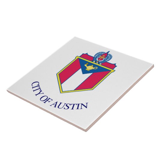 Carreau Drapeau de la ville d'Austin (Côté)