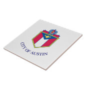 Carreau Drapeau de la ville d'Austin (Texas) (Côté)