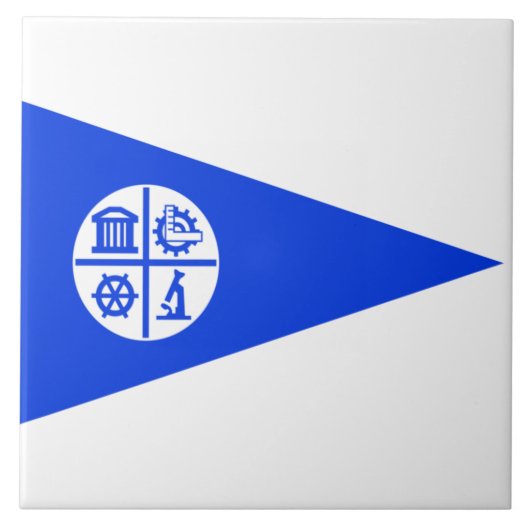 Carreau Drapeau de la ville de Minneapolis (Devant)