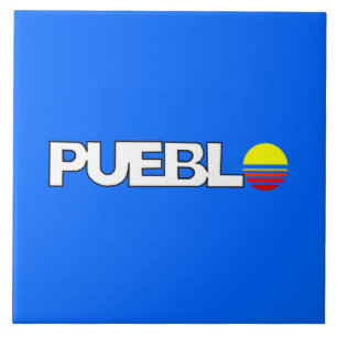 Carreau Drapeau de la ville de Pueblo (Colorado)