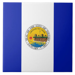 Carreau Drapeau de la ville de Toledo