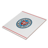 Carreau Drapeau de la ville d'Oklahoma (Côté)