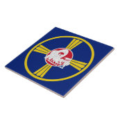 Carreau Drapeau de la ville d'Omaha (Côté)