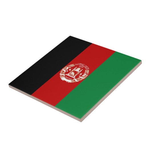 Carreau Drapeau de l'Afghanistan (Côté)