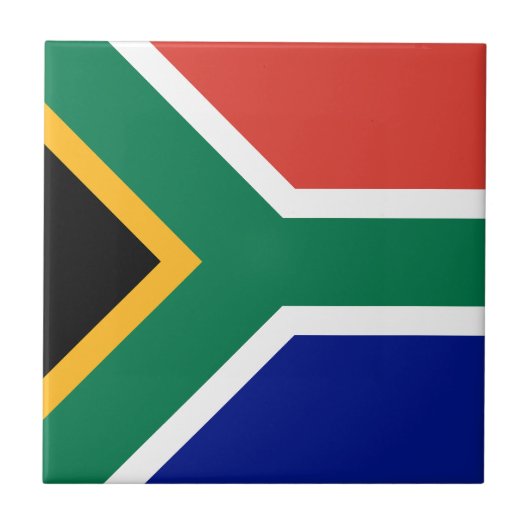 Carreau Drapeau de l'Afrique du Sud (Devant)