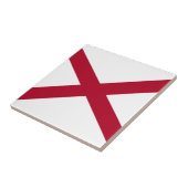Carreau Drapeau de l'Alabama (Côté)