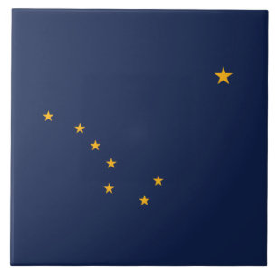 Carreau Drapeau de l'Alaska