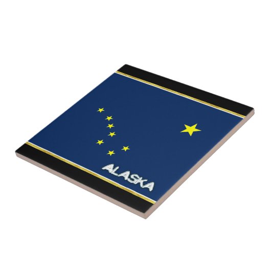 Carreau Drapeau de l'Alaska (Côté)