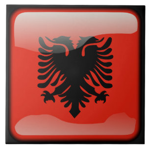 Carreau Drapeau de l'Albanie