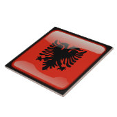 Carreau Drapeau de l'Albanie (Côté)