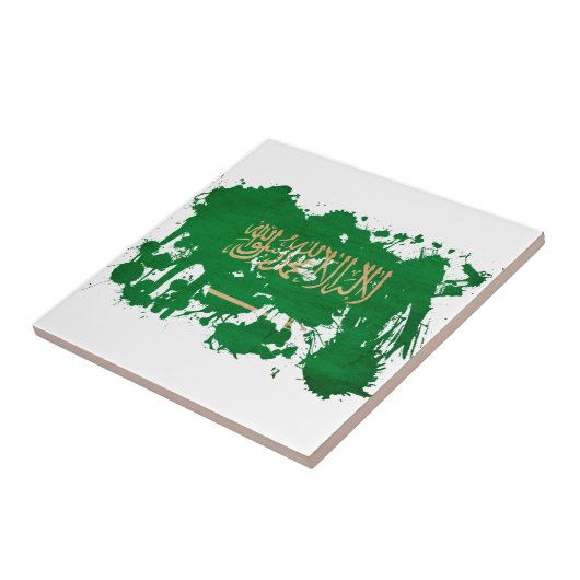 Carreau Drapeau de l'Arabie Saoudite (Côté)